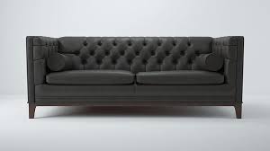 ethan allen anderson leather sofa 3d