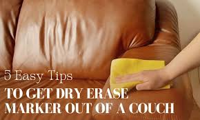 get dry erase marker out of a couch