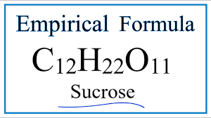 how to write the empirical formula for
