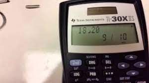 to simplify fractions on a calculator
