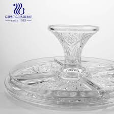 multi functional antique glass plate