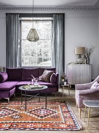 32 ideas to incorporate a purple sofa