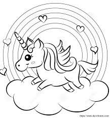 Unicorn disegno arcobaleno sfondo del desktop unicorno. Unicorno Da Colorare E Stampare Coloring And Drawing