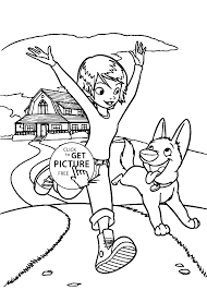 Keep your kids busy doing something fun and creative by printing out free coloring pages. Bolt With Penny Coloring Pages For Kids Printable Free Coloing 4kids Com