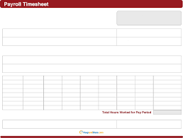 Payroll Timesheet Template Template Free Download Speedy