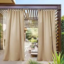 Nicetown Tab Top Outdoor Curtain For