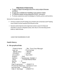 Case studies of chirrosis patient scielo br