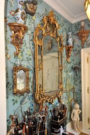 Hand Painted Chinoiserie Wallpaper At