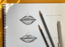 to draw lips in this step by step tutorial