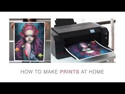 how to make prints at home tutorial