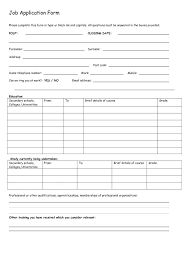 Employee Application Form Job Document Template Html Css Free