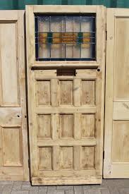 1930s Front Door With Stained Glass