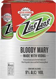 zing zang mary 4 pack cans 12 oz