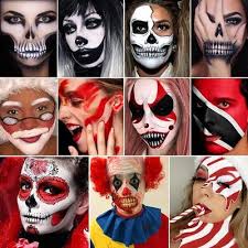 afflano halloween makeup body paint red