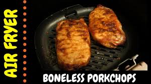 Use your favorite seasoning or see my recipe below. Air Fryer Boneless Pork Chops Youtube