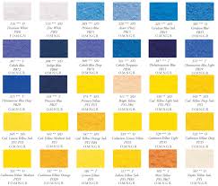 Sennelier Artists Dry Pigments Colour Chart And Information