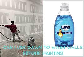 Use Dawn To Wash Walls Before Painting