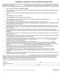 free 12 tattoo consent forms in pdf