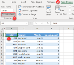 a table in excel automate excel