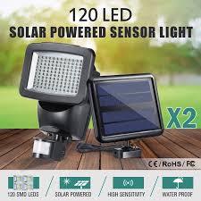 120 led solar light outdoor motion