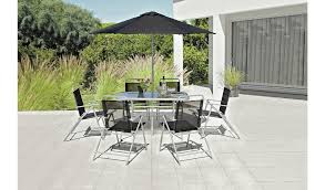 Pacific 6 Seater Metal Patio Set