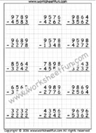 All these files are in pdf format and easily printable. Subtraction No Regrouping Free Printable Worksheets Worksheetfun