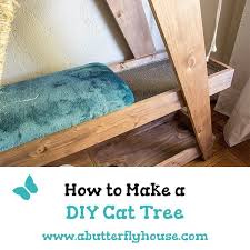 How To Build Your Own Diy Cat Tree A