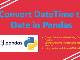 pandas convert datetime to date column