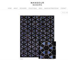 authentic mansour modern hide rug