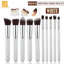 10 pcs professional makeup brush set