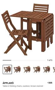 Ikea Outdoor Foldable Table And Chairs