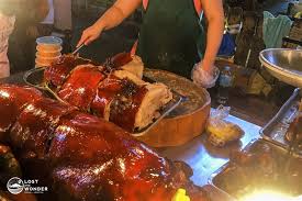 tasting the best lechon in carcar city