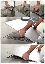 porcelain and ceramic tile installation