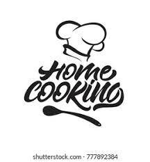 Home Cooking Lettering Logo Chefs Hat Stock Vector (Royalty Free) 777892384  | Shutterstock