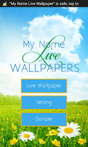 free app my name live wallpaper