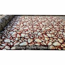 pebble stone flooring at rs 100 square