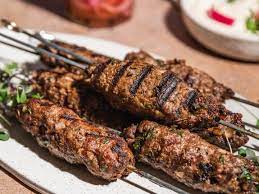 terranean ground beef kabobs with