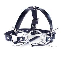 Stainless Steel Spider O Ring Open Mouth Gag Head Harness Mask Bondage  Restraint | eBay