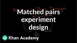Matched Pairs Experiment Design Video Khan Academy