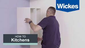 how to hang wall cabinets with wickes