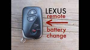 How to ○ Lexus Key Fob Remote Keyless Battery Replace HS, ES, GS, LS, IS,  GX, CT - YouTube