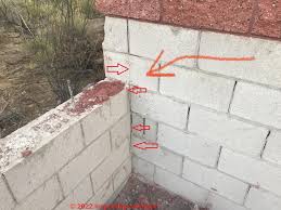 s in block foundation walls