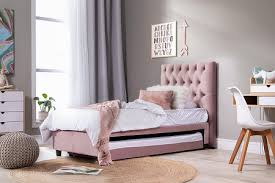 Skyler Dual Function Bed Velvet Pink