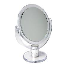 1x 10x magnification mirror clear