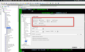 generated ddl in sql developer and sqlcl