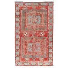 antique caucasian kazak rug with sub