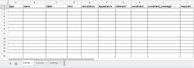 Creating Your Odk Data Collection Form Excel School Of