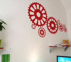 Steampunk Gears Large Wall Decals