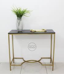 gco console table in stainless steel