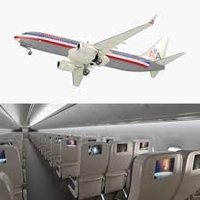 3d model boeing 737 800 with interior